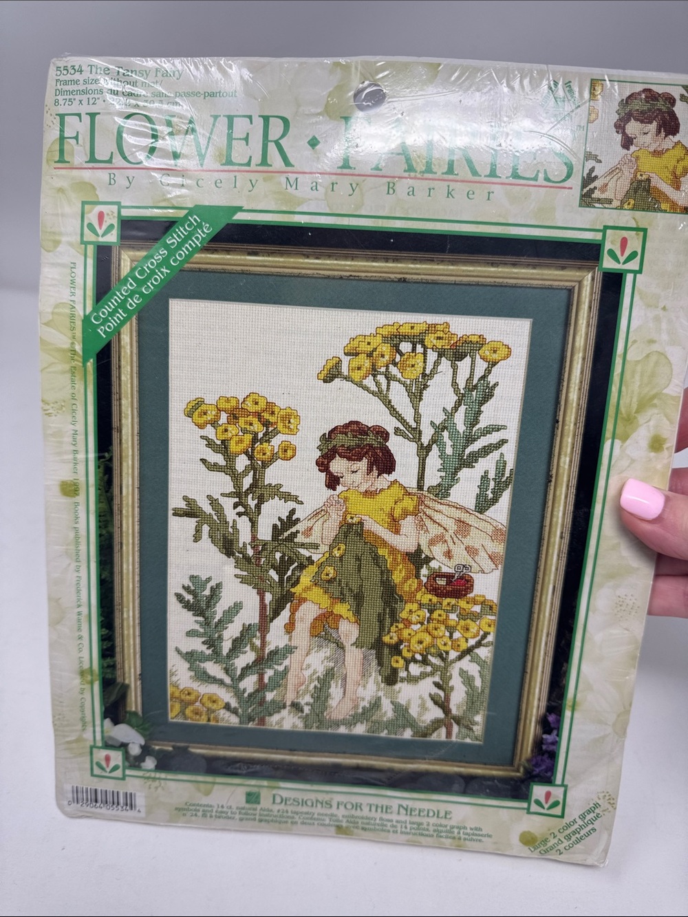 FLOWER FAIRIES THE TANSY FAIRY Cross Stitch Kit SEALED 5534